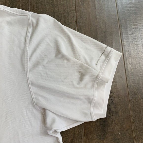Columbia PFG Omni-Shade Performance Fishing Polo Shirt 2XL Vented Short Sleeve - Picture 5 of 12